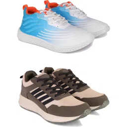 Running,Walking,Training,Sports Shoes,Casual shoe, Sneakers For Men (Pack Of 2) Running Shoes For Men