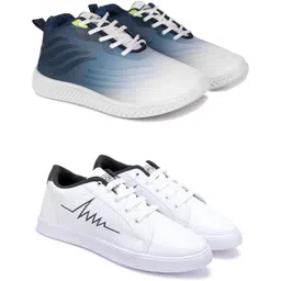Running,Walking,Training,Sports Shoes,Casual shoe, Sneakers For Men (Pack Of 2) Running Shoes For Men