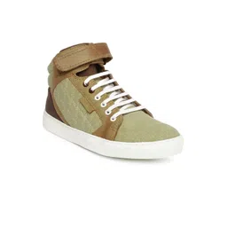 Ruosh Men Olive Green & Brown Publico4C Sneakers
