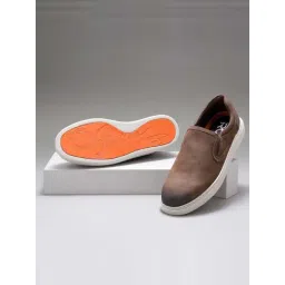 Ruosh Men's Tan Casual Sneakers