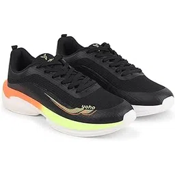 RushHour Dynamiq™ Sports Shoes for Men |Cushioned Insole, Stylish, Casual & Sneakers for Gents | Lightweight, Anti-Skid Shoe for Gym, Walking, Running & Everyday Use-1800