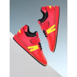 RXN Men Leather High-Top Training or Gym Non-Marking Shoes