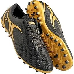 RXN Men's Turbo Football Studs | Lightweight & Durable Cleats Football Shoes | Superior Traction for All Pitches | Premium Comfort & Performance for Every Match