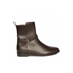Saint G Brown Leather Ankle Boot