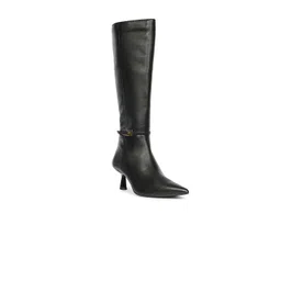 Saint G Women Leather Ankle-Length Slouchy Boots