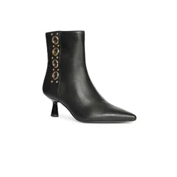 Saint G Women Leather Stiletto-Heeled Regular Boots