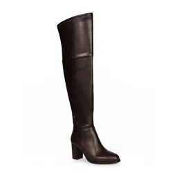 Saint G Women Leather Thigh High Boots