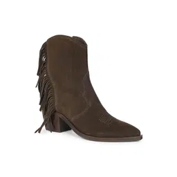 Saint G Women Pointed Toe Zip Winter Boots