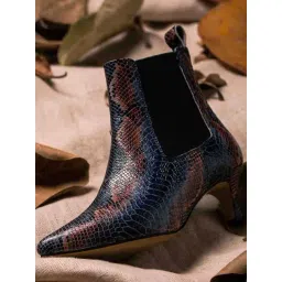 Saint G Women's Chloé Blue Chelsea Boots