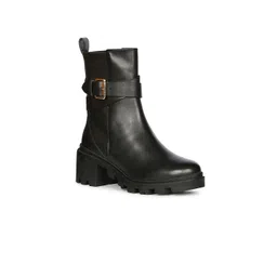 SaintG Women Block-Heeled Winter Boots