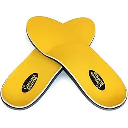 Samurai Insoles Sumos- Super-Padded Orthotics for Flat Feet- Perfect for Work Boots, Roomy Sneakers or Shoes (Mens 7-7 1/2 | Womens 9-9 1/2)