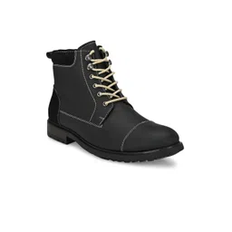 San Frissco Men Mid-Top Biker Boots