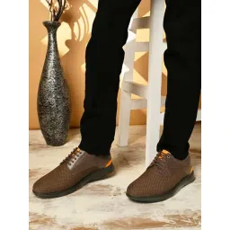 San Frissco Men's Brown Casual Sneakers