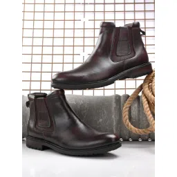 San Frissco Men's Cherry Chelsea Boots