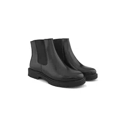 San Frissco Women Casual High-Top Chelsea Boots