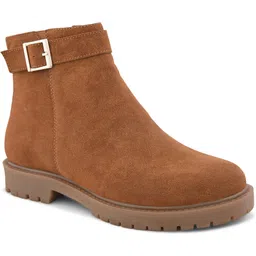 San Frissco Women High-Top Block-Heeled Regular Boots Boots For Women