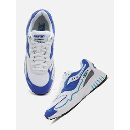 saucony Unisex 3D Grid Hurricane Colourblocked Sneakers