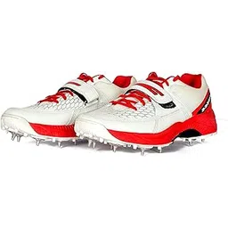 SEGA Men's Reach Spikes Cricket Shoes by Star Impact Pvt. Ltd (Numeric 7, White)