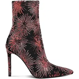 Sequin Embellished Stiletto Boots