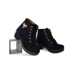 SGU Women Mid-Top Block Heel Boots