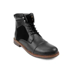 Shences Black Derby Boots