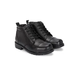SHOE DAY Men Textured Regular Boots