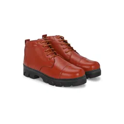 SHOE DAY Men Textured Regular Boots