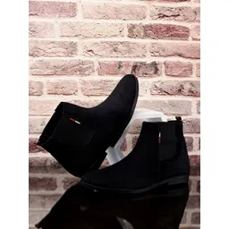 Shoe Island Chelsea-X Men High Ankle Slip-On Chelsea Boots