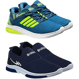 Shoes for Trendy Shoes | Shoes for Men | Running Shoes | Sports Shoes - Combo Pack of 2