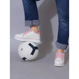 Shoetopia Women's Pink Casual Sneakers