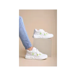 Shoetopia Womens Smart Casual White Sneakers