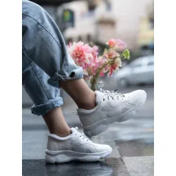 Shoetopia Women's White Sneakers