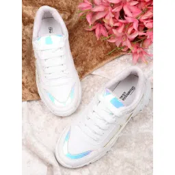 Shoetopia Women's White Sneakers