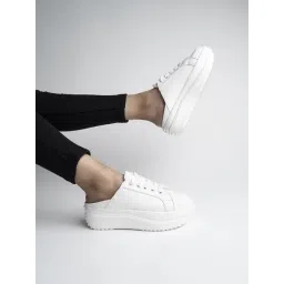 Shoetopia Women's White Sneakers