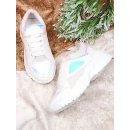 Shoetopia Women's White Sneakers