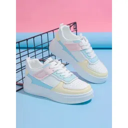 Shoetopia Women's White Sneakers