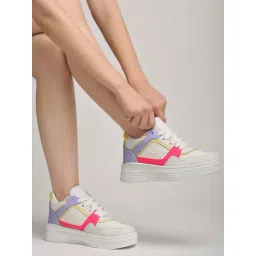 Shoetopia Women's White Sneakers