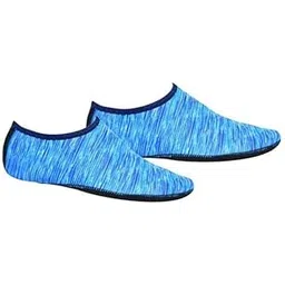 SHOPORA 10xSoft Water Shoes Stretchy Socks Yoga Swim Shoe Dive Sock Blue L Sporting Goods | Water Sports | Fins, Footwear & Gloves | Water Shoes | Men