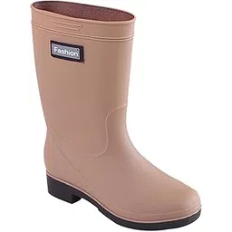Short Rain Boot Fashion Mid Calf Working Boots for Outdoor Traveling Camping|1 Pair of Rain Boots|Boots| Womens Shoes
