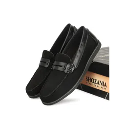 SHOZANIA Men Leather Penny Loafers