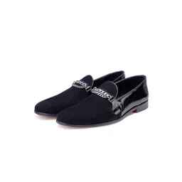 SHUTIQ Velvet Casual Slip On Shoes