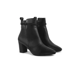SHUZ TOUCH Women Solid Block Heel Regular Boots