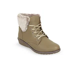 SHUZ TOUCH Women Wedge-Heeled Regular Boots