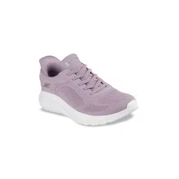 Skechers BOBS SQUAD CHAOS-CURRENT MUSE Women Textured Lace-Up Sneakers