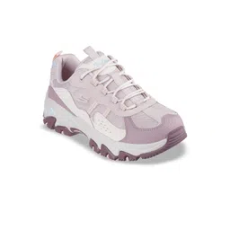 Skechers D'Lites Hiker Women Textured Lace-Up Sneakers