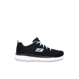 Skechers Graceful Get Connected Black Running Shoes