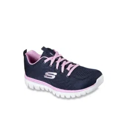 Skechers Graceful Get Connected Navy Running Shoes