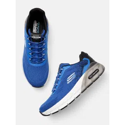 Skechers Men MAX PROTECT SPORT Woven Design Slip-On Sneakers