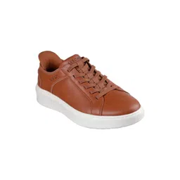 Skechers Men Round Toe Lace-Ups Casual Sneakers
