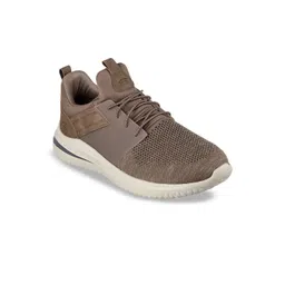 Skechers Mens DELSON 3 Khaki Casual Shoes